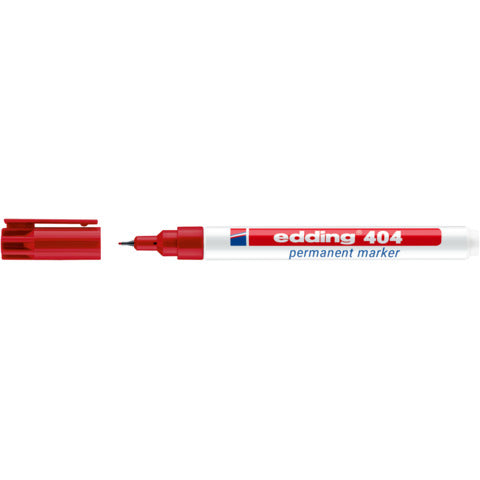 edding-marcatore-permanente-404-punta-conica-0-75-mm-rosso-4-404002