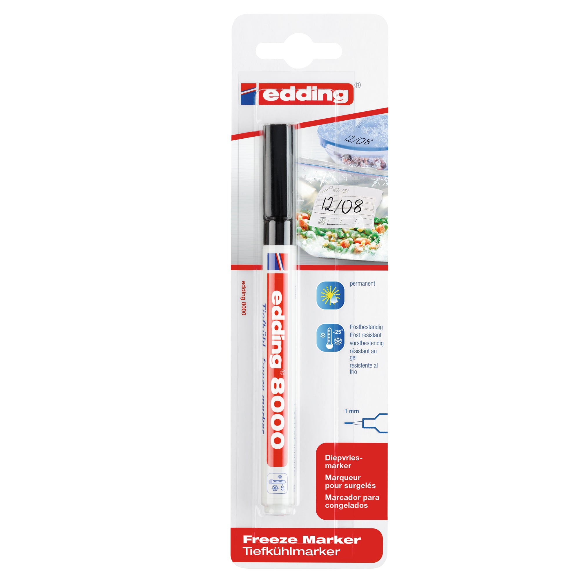 edding-marcatore-permanente-8000-freezer-marker-nero