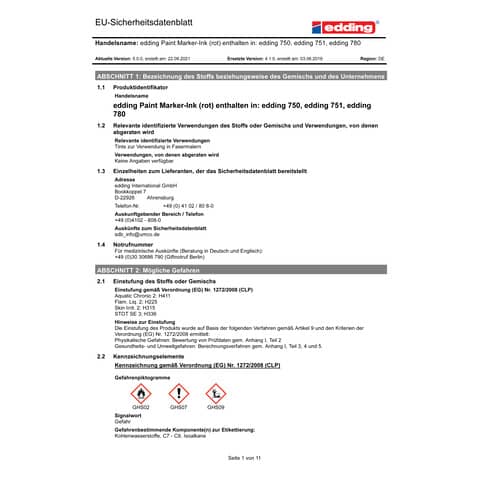 edding-marcatore-vernice-750-punta-conica-2-4-mm-rosso-4-750002