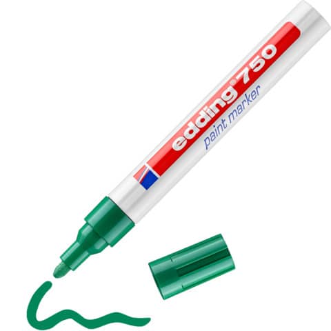 edding-marcatore-vernice-750-punta-conica-2-4-mm-verde-4-750004