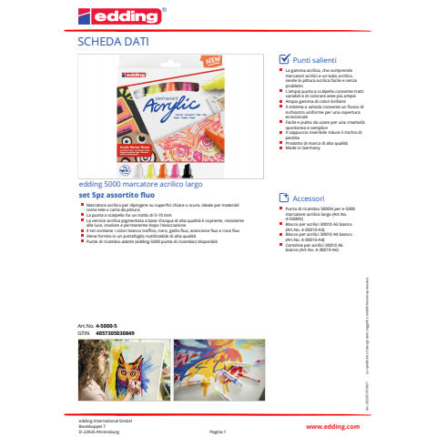 edding-marcatori-acrilici-tratto-grande-5000-punta-scalpello-5-10-mm-conf-5-pezzi-assortiti-neon-4-5000-5