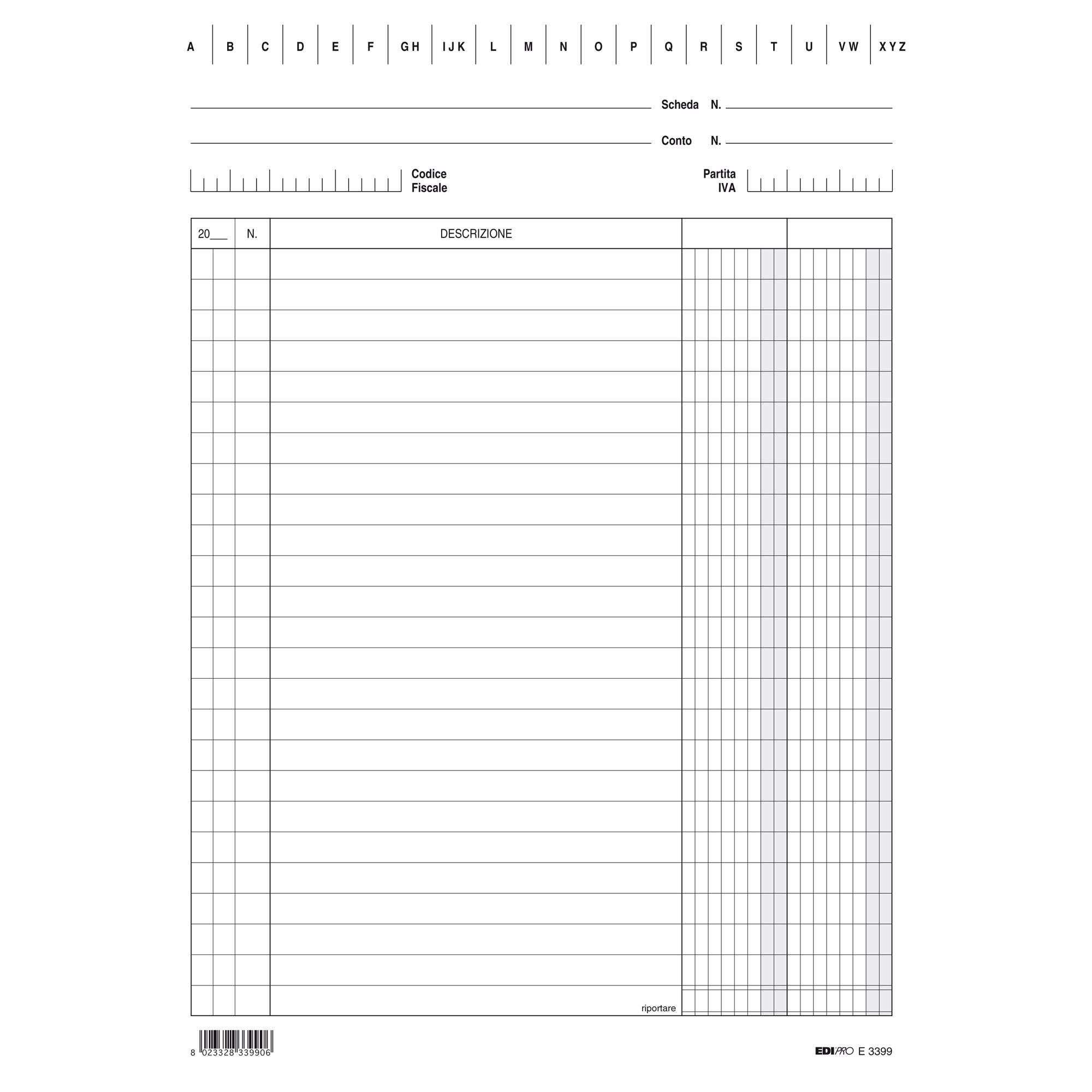 edipro-100-schede-2-colonne-verticale-24x17cm-e3399