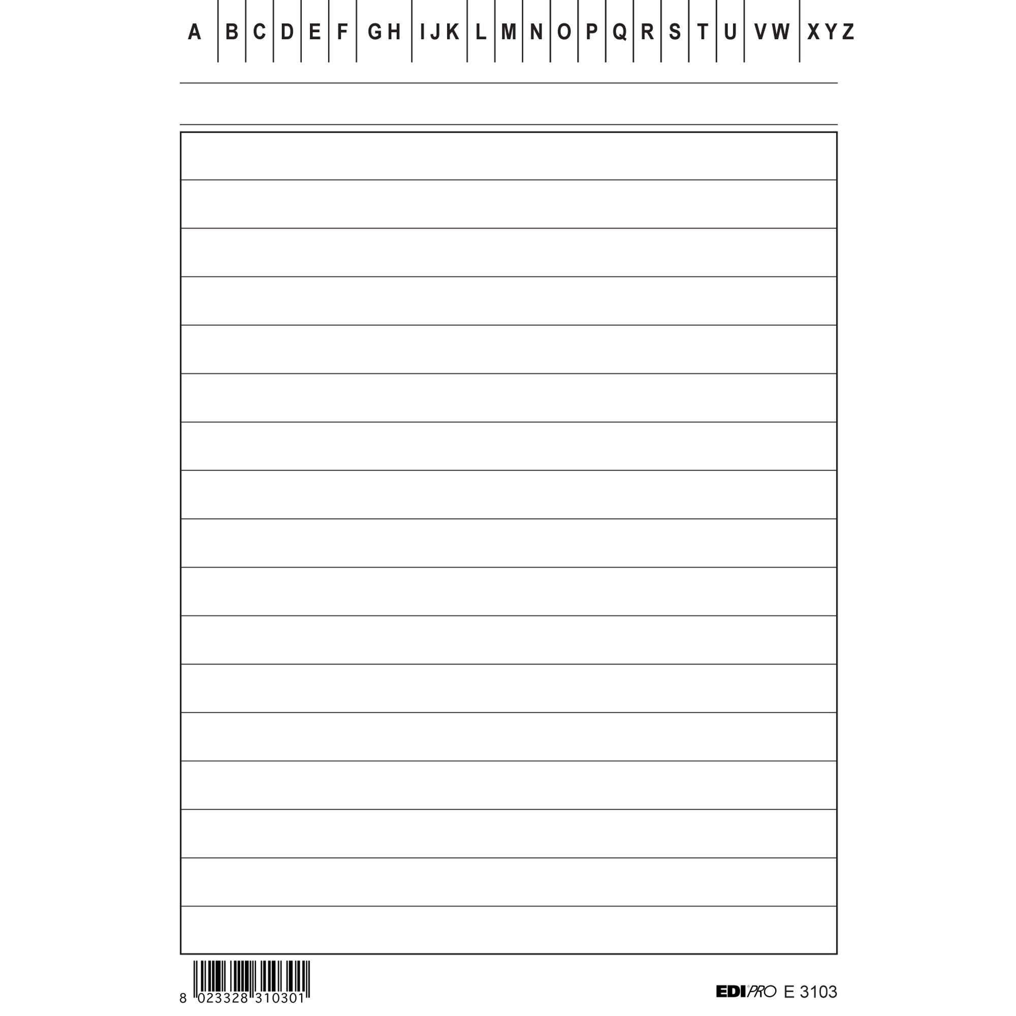 edipro-100-schede-rigate-verticale-15x10-5cm-e3103bl