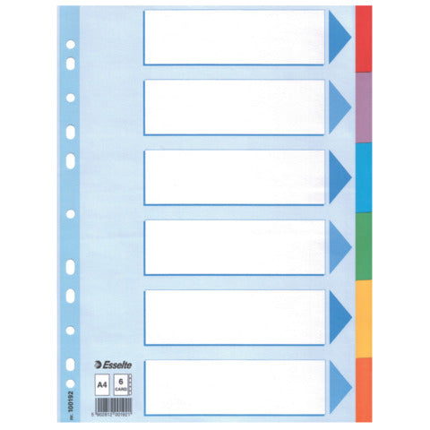 esselte-intercalare-cartoncino-6-tasti-colorati-f-to-a4