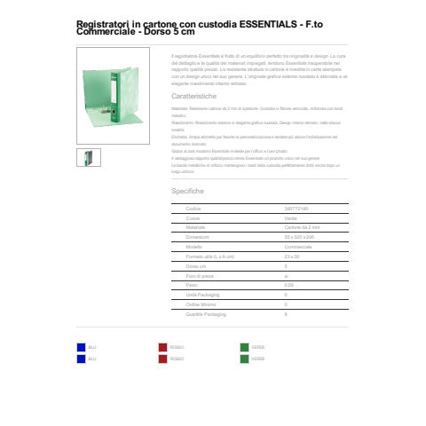 esselte-registratore-commerciale-essentials-g72-23x30-cm-dorso-5-cm-verde-390772180