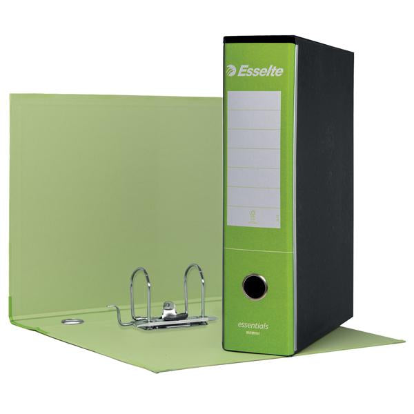 esselte-registratore-essentials-g75-verde-chiaro-dorso-8cm-f-to-protocollo