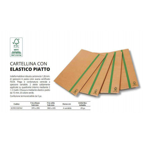 euro-cart-cartellina-tre-lembi-elastico-dorso-4-cm-colore-avana-conf-5-pezzi-xcpeco07av