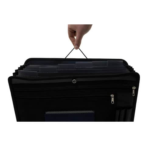 exacompta-cartella-conferenze-nero-exafolio-6-scomparti-55834e