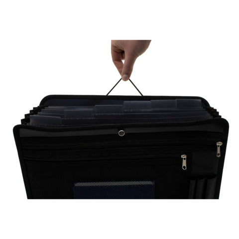 exacompta-cartella-conferenze-nero-exafolio-6-scomparti-55834e