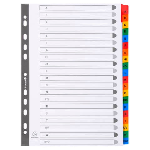 exacompta-intercalari-stampati-digitale-protecto-cartoncino-a4-160g-mq-20-tasti-az-1111e