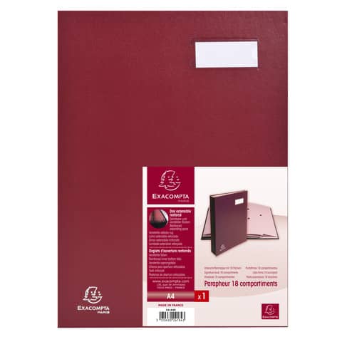 exacompta-libro-firma-18-scomparti-bordeaux-24184e