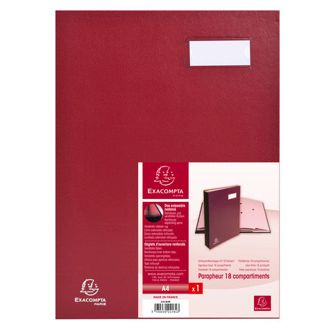 exacompta-libro-firma-18-scomparti-bordeaux-24184e