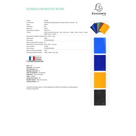 exacompta-portalistini-linea-opaco-8-colori-assortiti-ppl-a4-30-buste-8530e