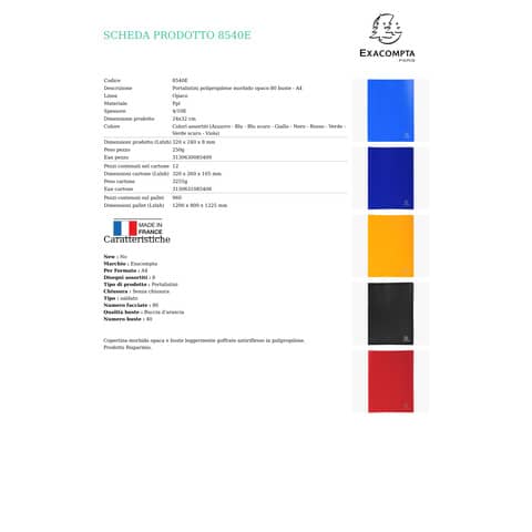 exacompta-portalistini-linea-opaco-8-colori-assortiti-ppl-a4-40-buste-8540e