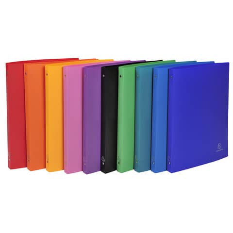 exacompta-raccoglitore-anelli-linea-opaco-4-anelli-diametro-15-mm-ppl-a4-10-colori-assortiti-51199e