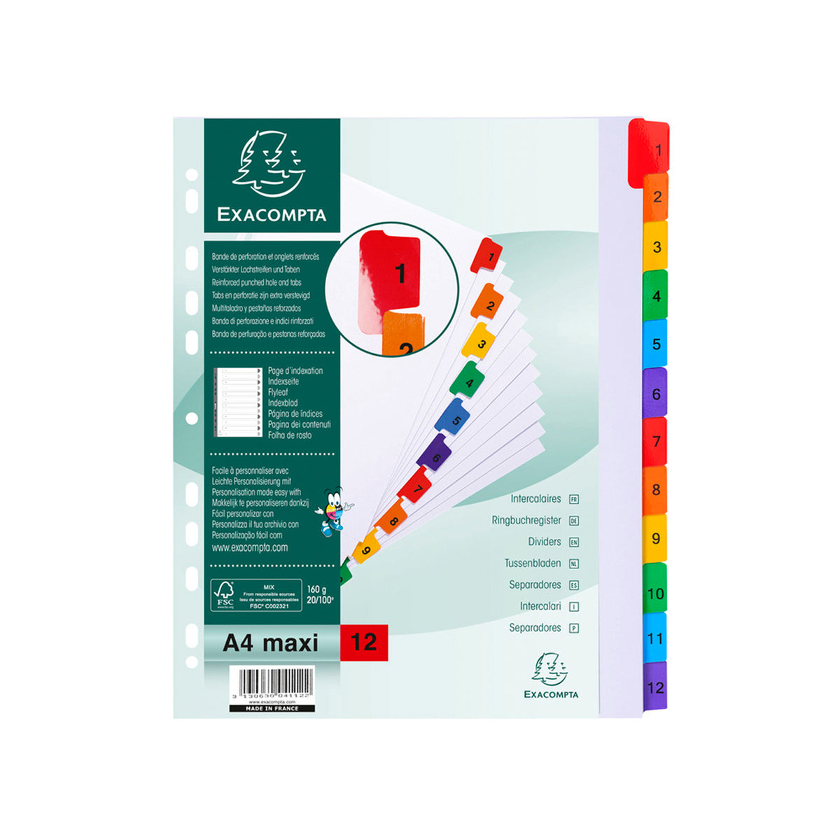 exacompta-separatore-numerico-1-12-a4-maxi-cartoncino-160gr