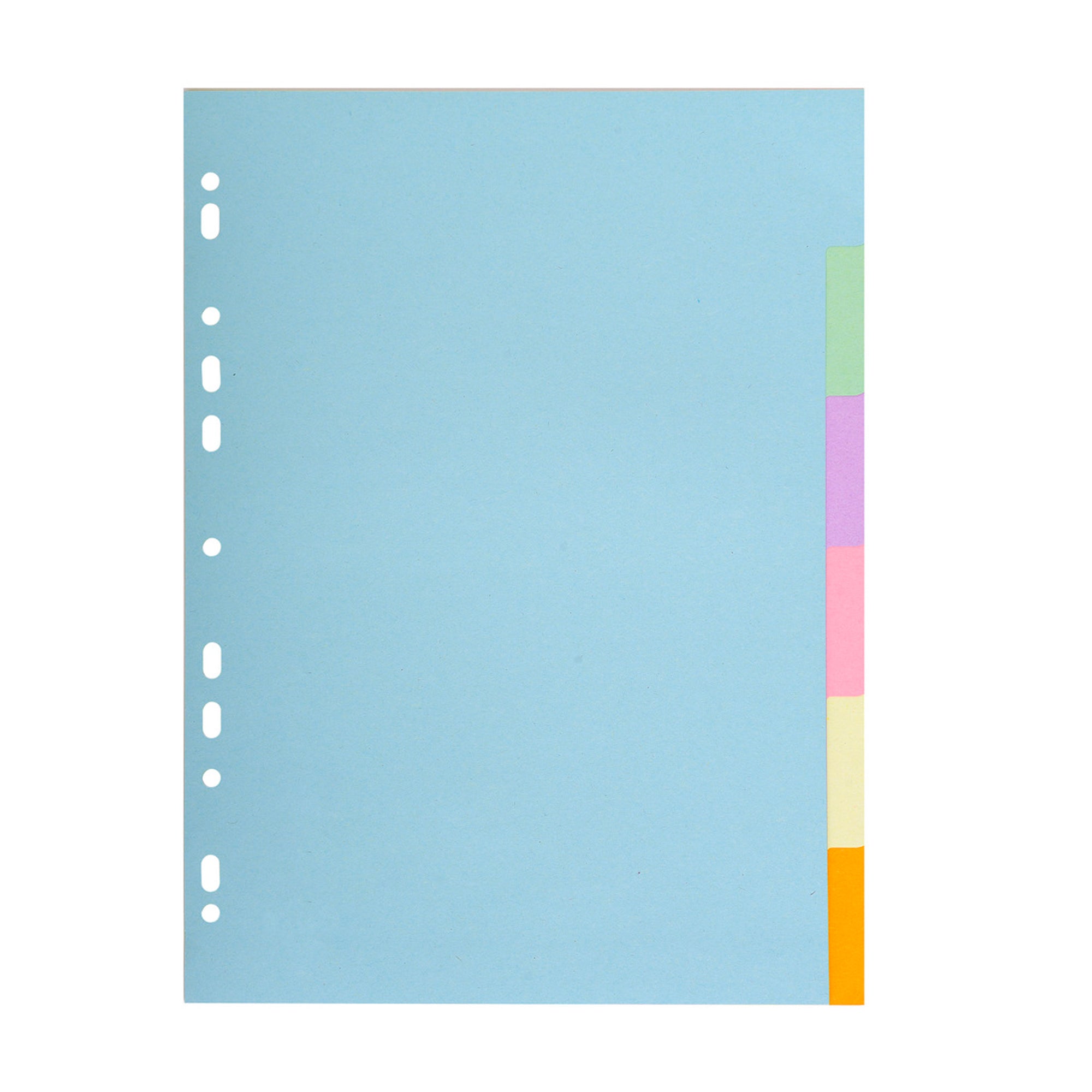 Exacompta Cartelle Con Targhetta Scrivibile - 100 Pezzi In Cartone Riciclato Azzurro, Formato A4 - Foto 5