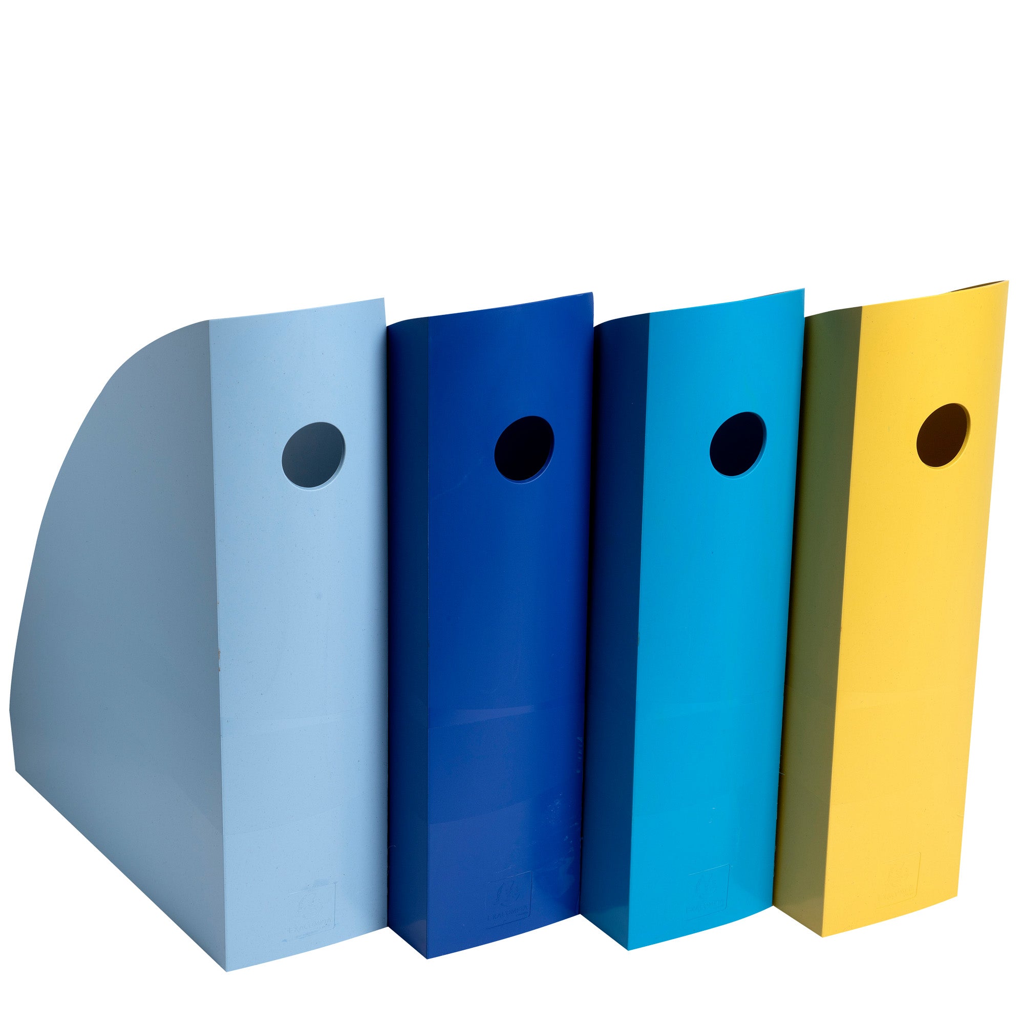 exacompta-set-4-portariviste-mag-cube-colori-assortiti-bee-blue