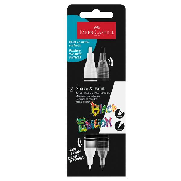 faber-castell-astuccio-2-marcatori-shakepaint-black-edition-nero-bianco