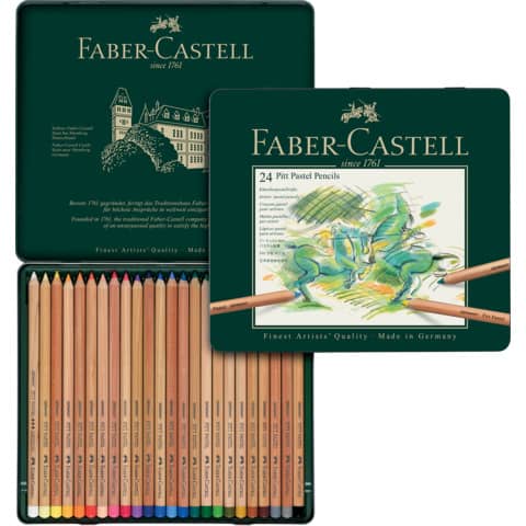 faber-castell-astuccio-metallo-matite-pitt-pastel-conf-24-colori-assortiti-112124