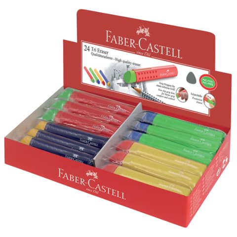 faber-castell-espositore-24-gomme-bianche-vinile-faber-castell-tri-assortiti-182334