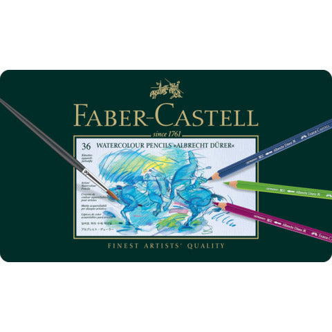 faber-castell-matite-acquerellabili-faber-castell-albrecht-drer-colori-assortiti-conf-36-pezzi-117536