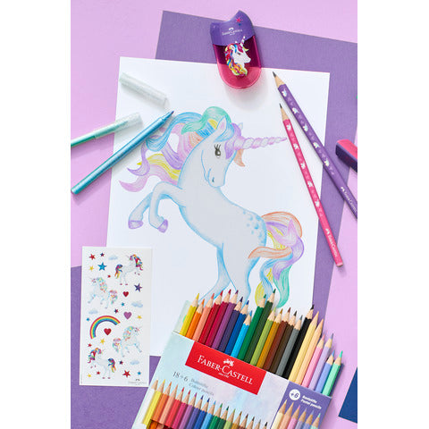 faber-castell-matite-colorate-fusto-esagonale-conf-18-classic-unicorno-6-pastel-111221