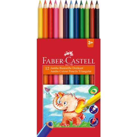 faber-castell-matite-colorate-jumbo-faber-castell-forma-triangolare-colori-assortiti-conf-12-pezzi-116501