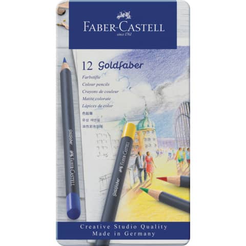 faber-castell-matite-colorate-permanenti-goldfaber-12-colori-con-12-pezzi-114712