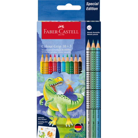 faber-castell-matite-colour-grip-dinosaurus-conf-13-pz-colori-assortiti-201545