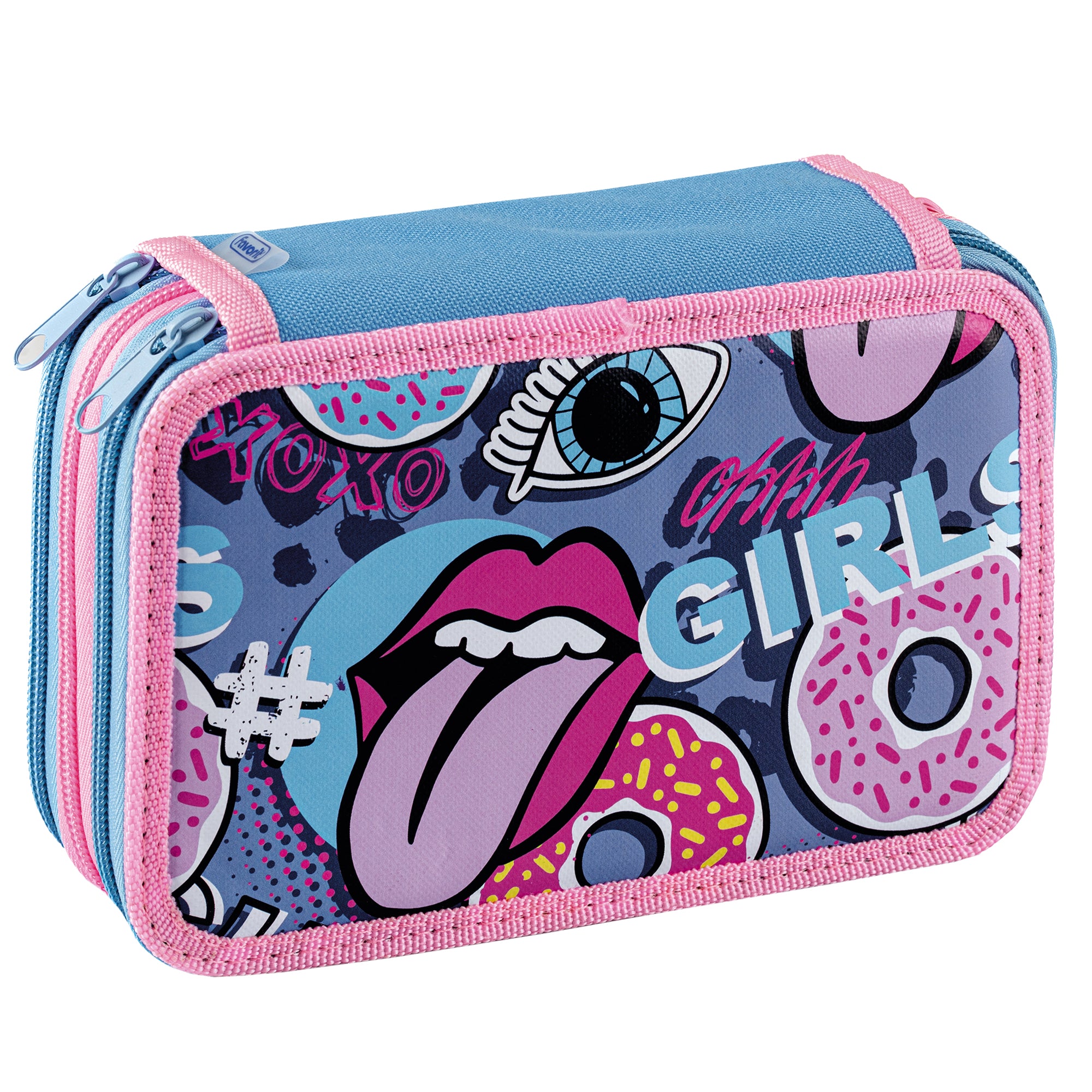 favorit-astuccio-3-zip-fantasy-13x20x7-5cm-colori-assortiti