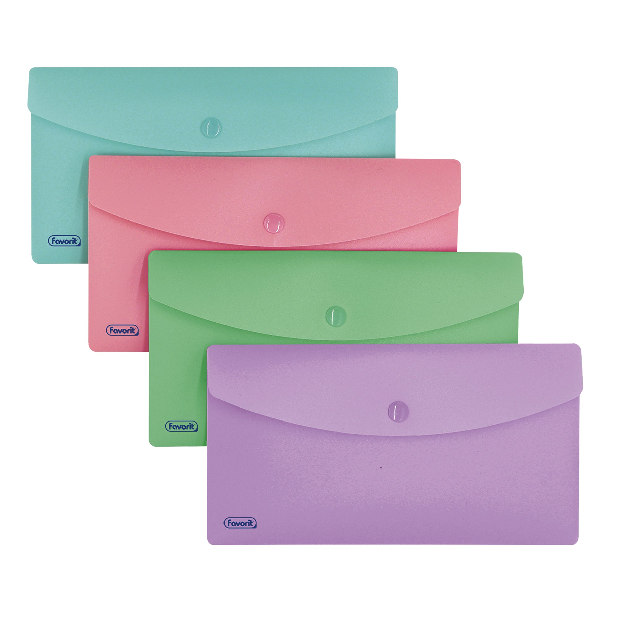 favorit-conf-5-buste-c-bottone-col-ass-pastel-pp-9-9x21cm-colori-ass-