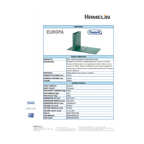favorit-raccoglitore-europa-28x32-cm-2-anelli-tondi-diametro-30-mm-verde-100460396