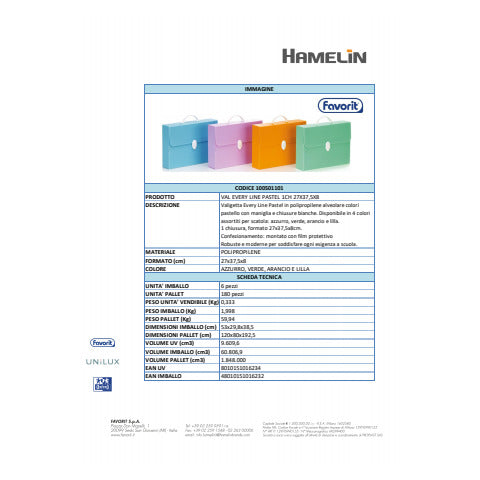 favorit-valigetta-plastica-every-line-colori-assortiti-27x37-5x8-cm-conf-6-100501101