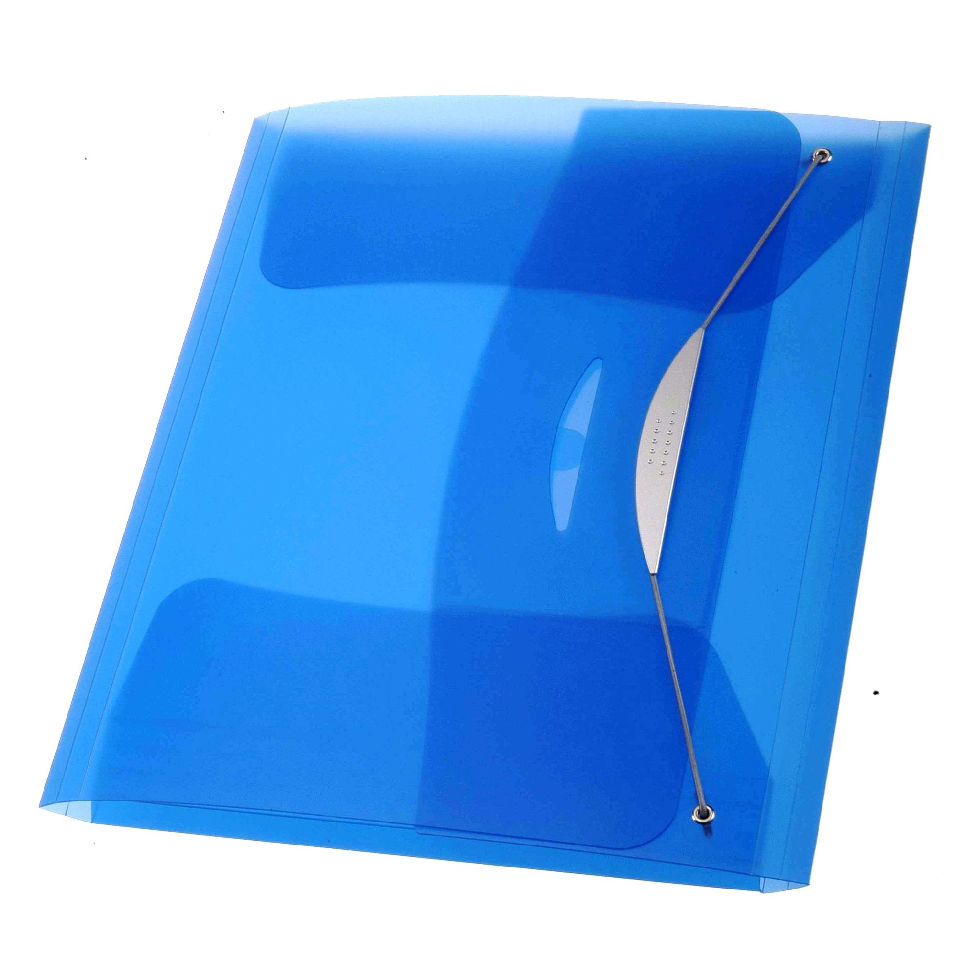 fellowes-cartellina-elastico-ppl-trasp-blu