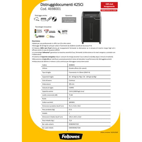 fellowes-distruggidocumenti-uso-frequente-powershred-425ci-nero-argento-32-taglio-frammenti-4698001
