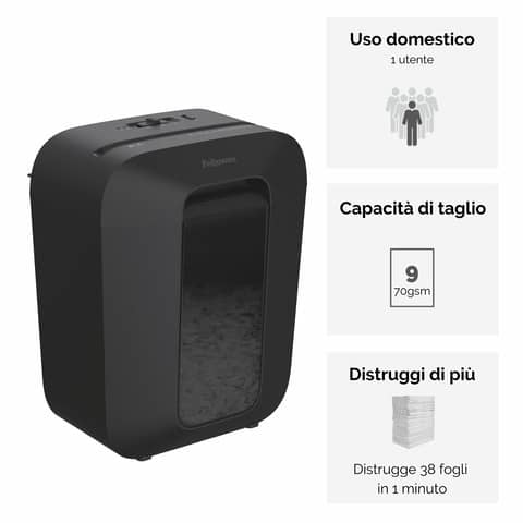 fellowes-distruggidocumenti-uso-personale-lx50-p-4-17-l-taglio-frammenti-4x37-mm-powershrednero-4406001