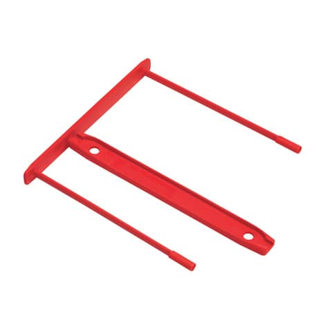 fellowes-fastener-clip-chiusura-passo-80-mm-conf-100-pezzi-rosso-0089602