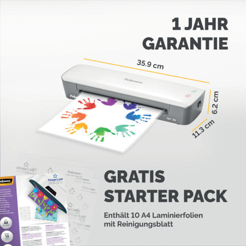 fellowes-plastificatrice-caldo-ion-bianco-grigio-a4-4560001