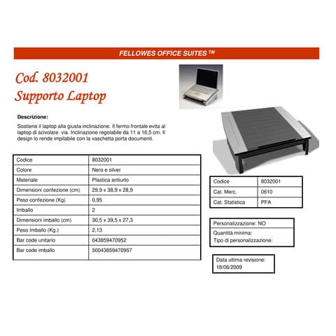 fellowes-supporto-laptop-office-suites-plastica-nero-argento-16-5x38-4x28-9-cm-8032001