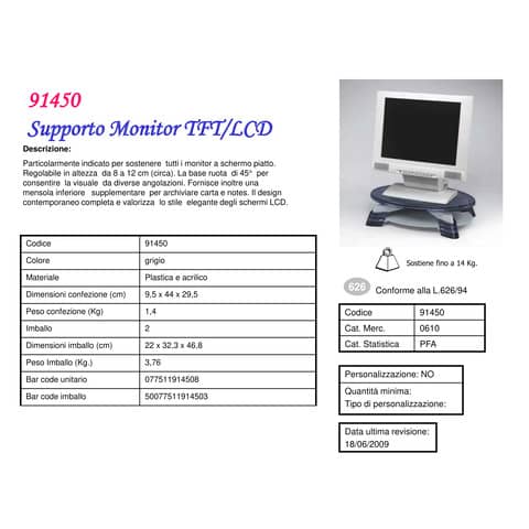fellowes-supporto-monitor-compatto-tft-lcd-plastica-acrilico-nero-29x42-5-cm-91450