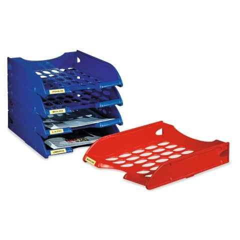 fellowes-vaschetta-portacorrispondenza-forate-e040-rosso