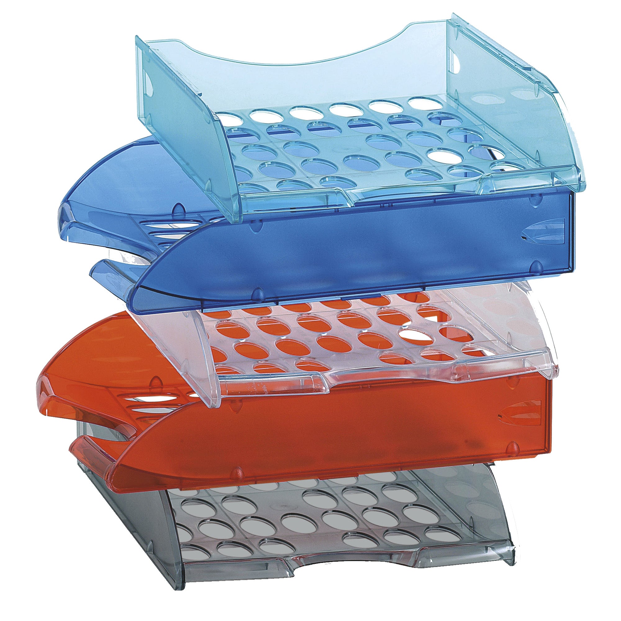 fellowes-vaschetta-portacorrispondenza-forate-e040-rosso-trasp-