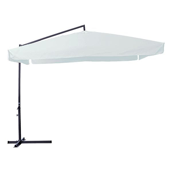 garden-friend-ombrellone-quadro-3x3-braccio-laterale-bianco-prodotto-stagionale