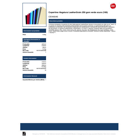 gbc-copertine-rilegatura-leathergrain-cartoncino-goffrato-a4-verde-scuro-conf-100-pezzi-ce040045