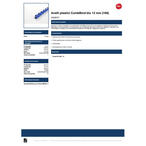 gbc-dorsi-plastici-combbind-21-anelli-12-mm-a4-fino-95-fogli-conf-100-dorsi-blu-4028237