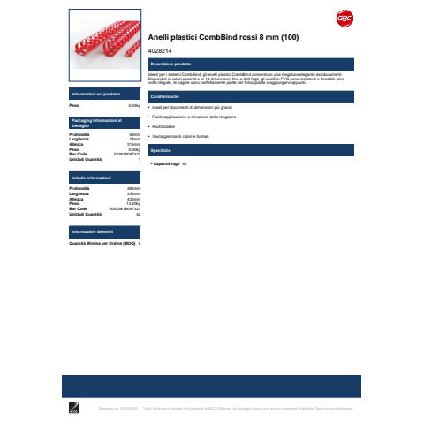 gbc-dorsi-plastici-combbind-21-anelli-8-mm-a4-fino-45-fogli-conf-100-dorsi-rosso-4028214