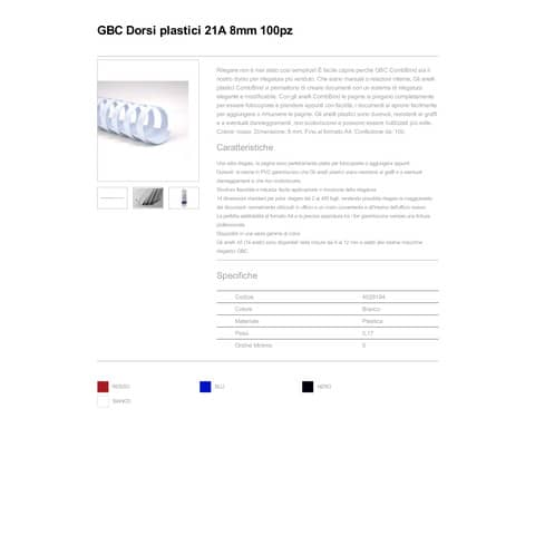 gbc-scatola-100-dorsi-spirale-8mm-bianco-21-anelli