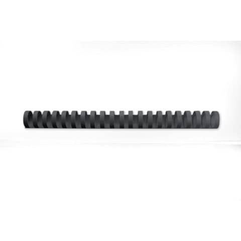 gbc-scatola-50-dorsi-spirale-25mm-nero-21-anelli
