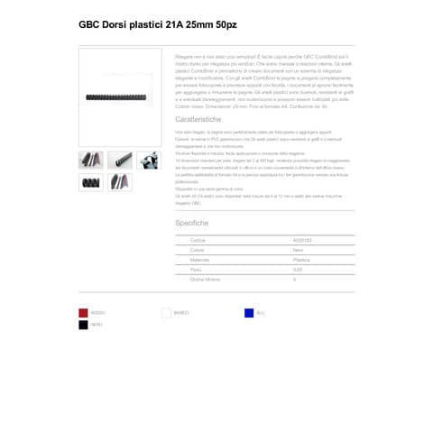 gbc-scatola-50-dorsi-spirale-25mm-nero-21-anelli